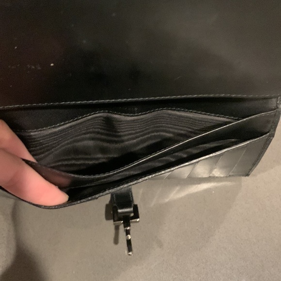 Authentic monogram black Gucci Jackie canvas and leather wallet - Picture 6 of 10